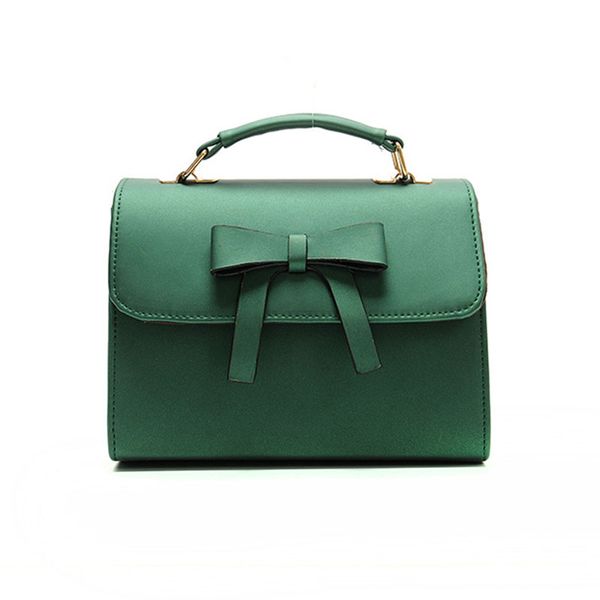 

lady 2020 new tide elegant solid color shoulder bag women fashion butterfly-knot flap shoulder messenger bags