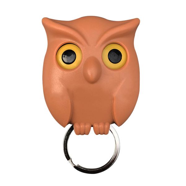 

organizer key holder multifunction durable hook magnetic owl shape keychain home cute decoration hanging hanger wall mounted