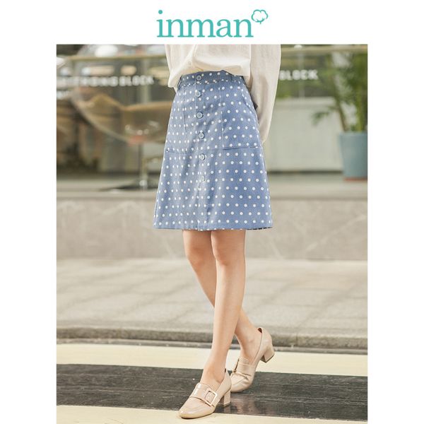 

inman winter literary pocket a-line slim point women medium skirt, Black;gray