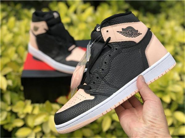 

hococal 2020 high og 1 black crimson tint men basketball shoes hyper pink white black 555088-081 sports shoes sneakers 7-13 cct10