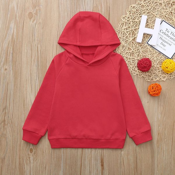 

2019 children sweatshirt autumn children boy solid pocket sweatshirt long sleeve pullover hooded clothes winter clothes, Black