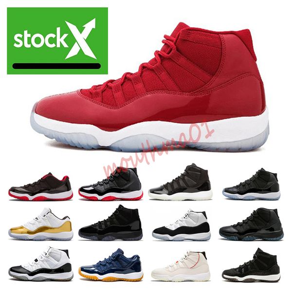 

Air Retro Jordan 11 11s баскетбольная обувь мужчины женщины тренажерный зал Красный Черный Белый легенда кепка и платье Конкорд 23 45 красный синий кроссовки