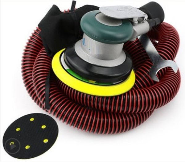 

5" dust-pneumatic grinder with dust-absorbing dry grinder ash grinding head sander