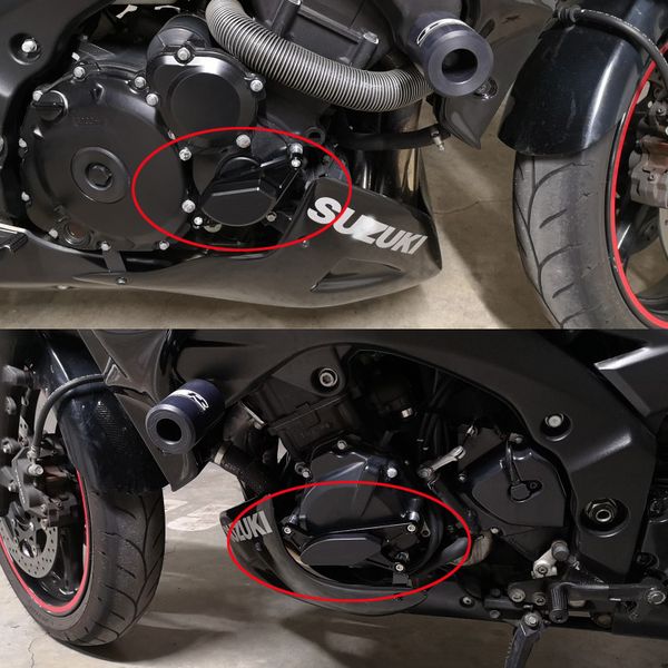 

for gsr750 gsr 750 2011 2012 2013 2014 2015 2016 2017 2018 motorcycle accessories frame sliders crash protector
