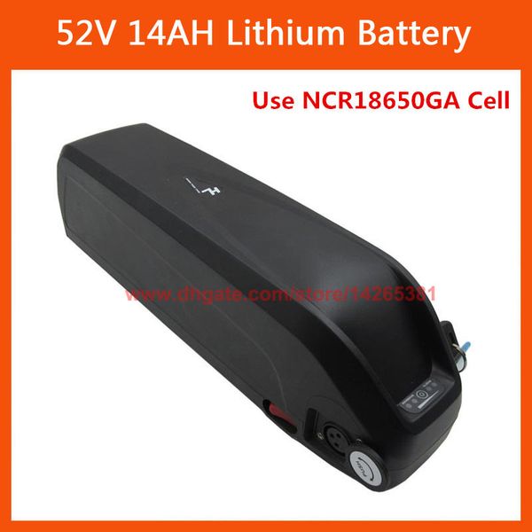 

Hailong down tube 52v 1500w ebike battery 52v 14ah lithiun ion battery with 30a bm 2a charger