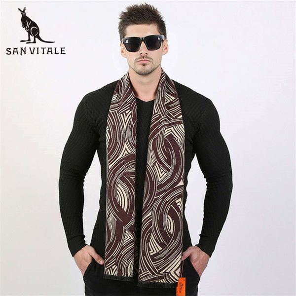 

scarves men's winter warm scarf acrylic cape cashmere long vintage plaid plaid twill scarfs designer casual apparel, Blue;gray