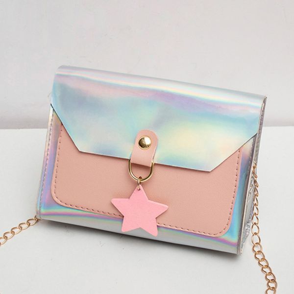 

crossbody bag 2020 fashion holographic messenger bag panelled handbag flap shoulder