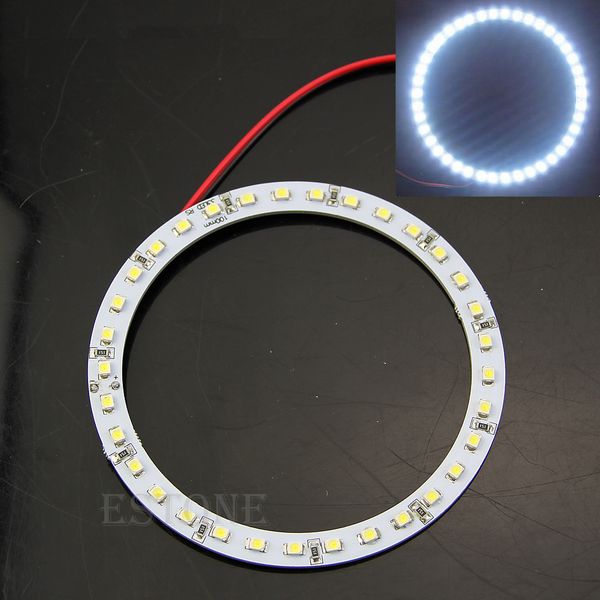 

2 pcs 100mm 33-smd led bright white car angel eyes ring light lamp dc 12v