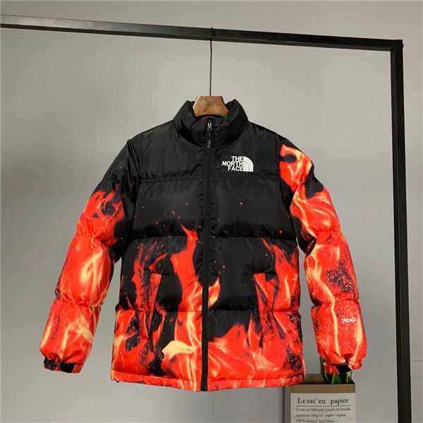 

19aw new the north combustion of flame embroiderd logos hooded windbreaker coat men women outdoor face streetwear sweatshirt jackets, Blue;black
