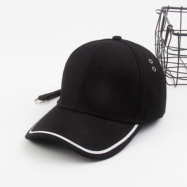 

sport baseball cap hat outdoor visor sun protection cap women men hip hop zj55, Black;white