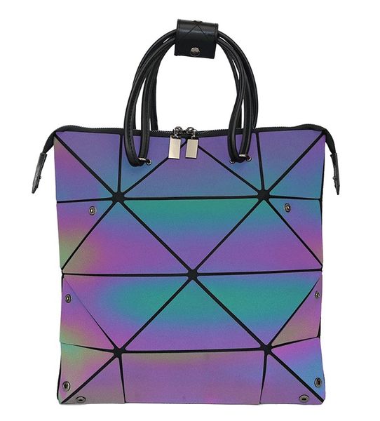 

матовая сумка с цветными блоками для женщин геометрия сумка повседневная светящаяся сумка для женщин женская складная сумка для девочек cros