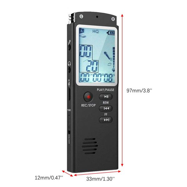 

8gb/16gb/32gb voice recorder usb professional 96 hours dictaphone digital audio voice recorder with wav,mp3 player