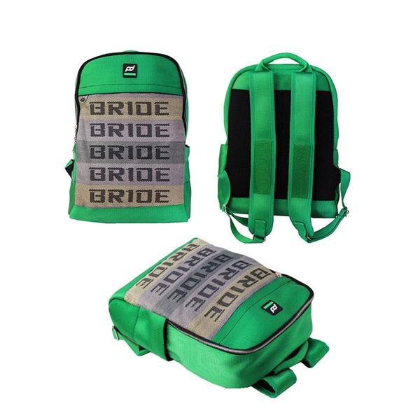 

bride style jdm racing fabric straps style school backpack car canvas backpack bride keycase