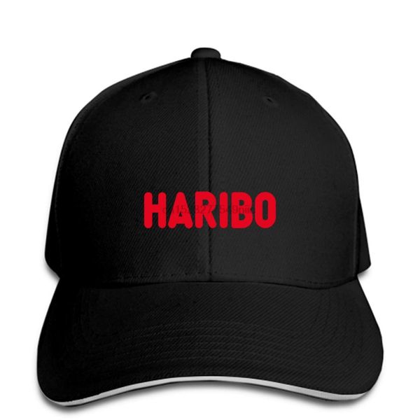 

men baseball cap haribo logo snapback cap women hat peaked, Black;white