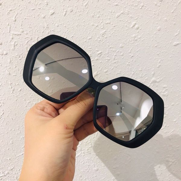 

2020 new fashion square sunglasses women's large frame sunglasses women's retro frame sunglasses uv400 2162, White;black