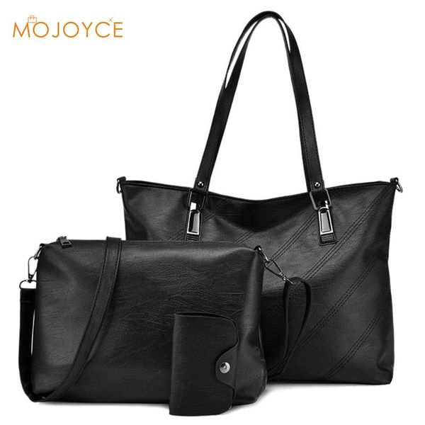 

3pcs women's bag set fashion pu leather ladies handbag crossbody bag large clutch handbags wallet bags for women dropshipping