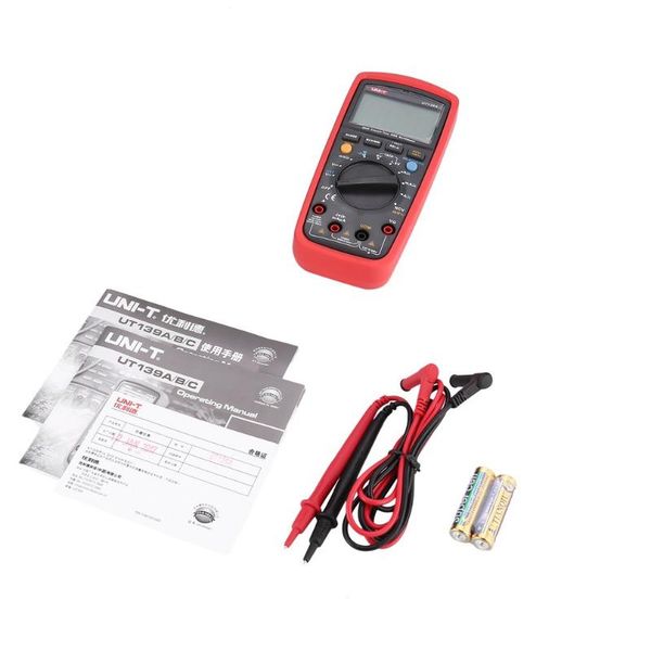 

digital multimeter unit dc/ac voltage current meter handheld ammeter ohm diode ncv tester 1999 counts multitester no contact
