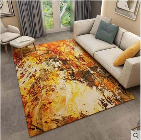 

lnon-slip floor mat sofa table area rug children bedroom carpet absorbent kitchen mat/eaf pattern carpet for living room