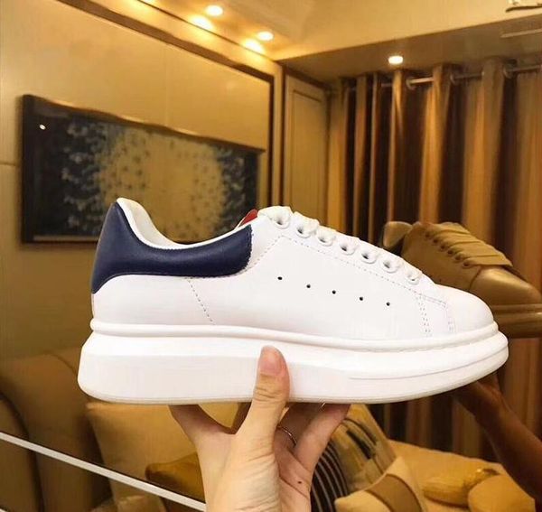 

luxury designer shoes womens mens trainers white leather platform shoes flat casual party wedding shoes suede sports sneakers l03, Black