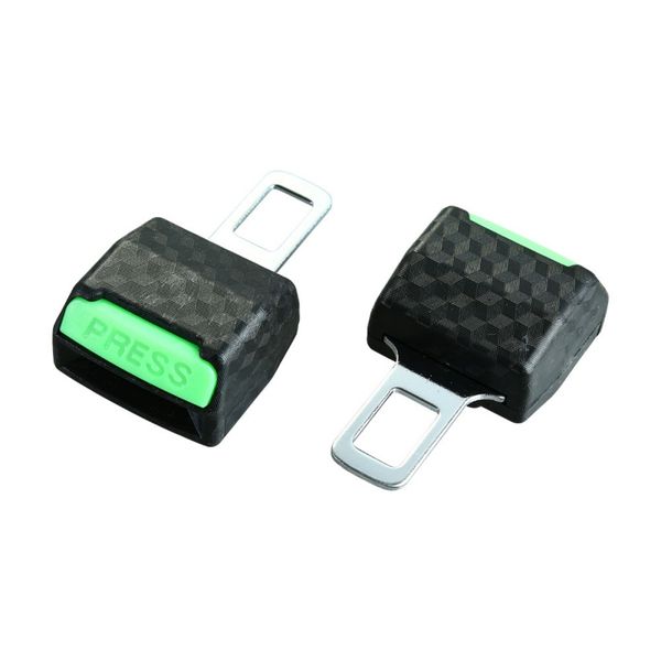 

car seat belt clip car universal luminous thickening seat belt clip safety buckle card holder new