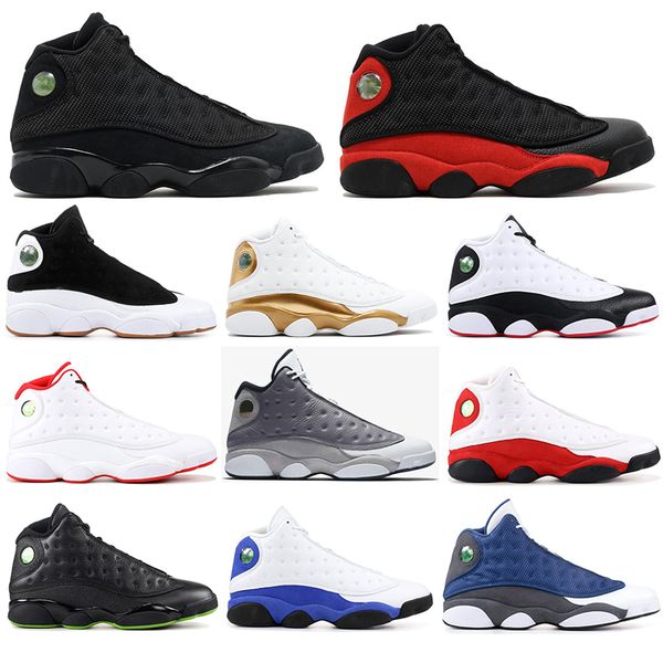 

with socks 13 bred chicago flint atmosphere grey men women basketball shoes 13s he got game melo sneakers size 40-47