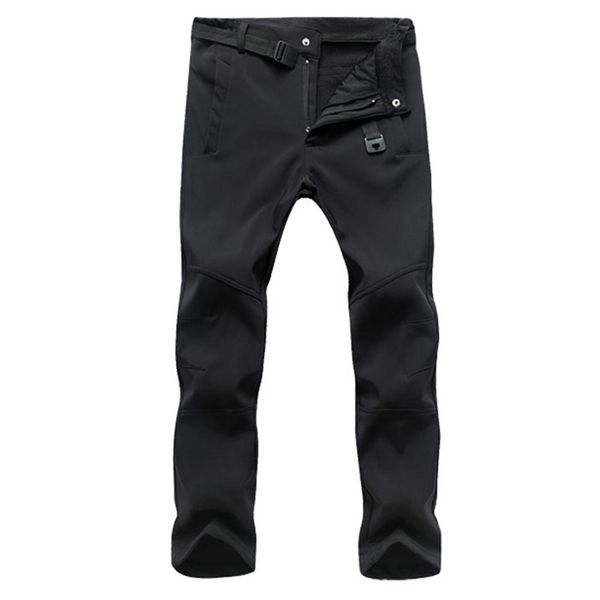 

men summer hiking fishing camping climb run trousers oversized sports trousers plus size waterproof outdoor male casual pants, Black