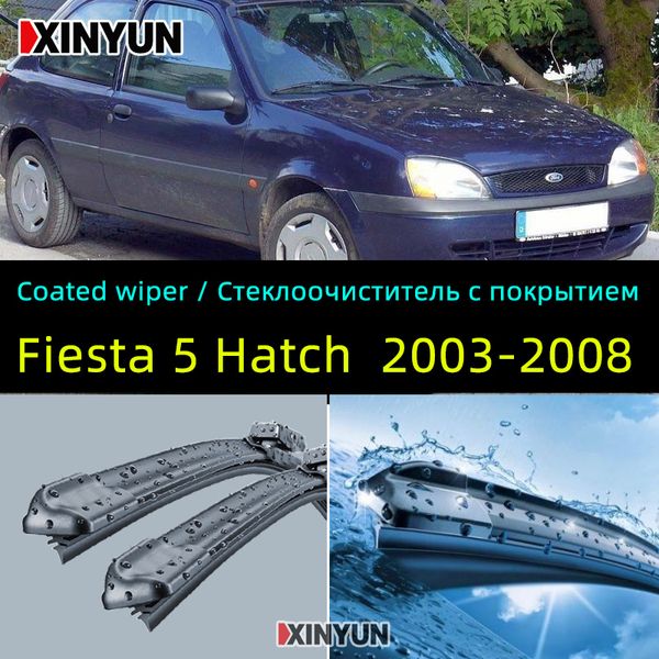 

coated wiper front wiper blades for fiesta 5 hatchback 2003-2008 windshield 22"16