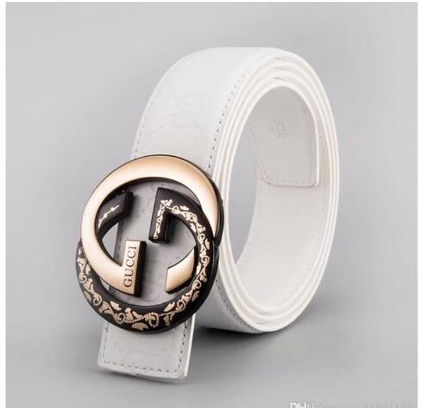 

belt 2020 fashion cowhide leather men jeans belt designer luxury famous automatic buckle men belts for men ing, Black;brown
