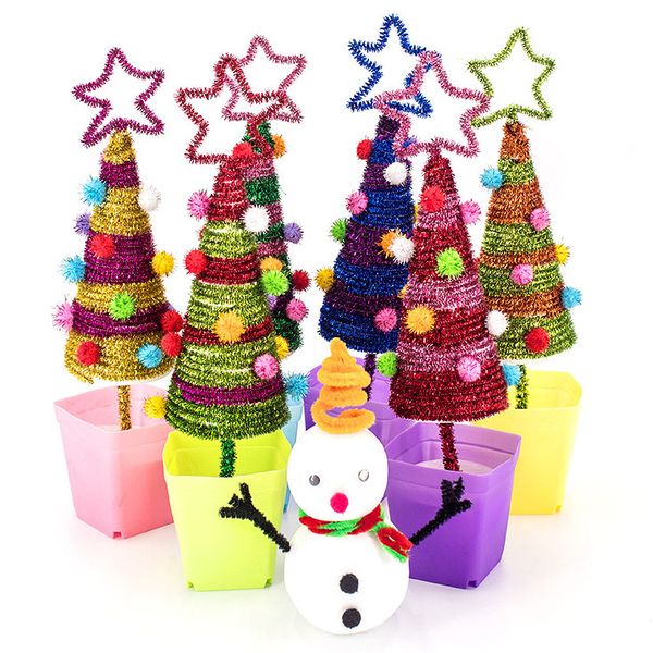 

creative christmas tree diy mini trees and snowman desksmall xmaxtree home decoration christmas party supplies kids gifts