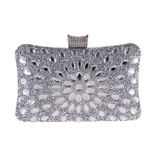 

moonflower para mujer estilo europeo y americano popular diamante bolsa de cena para mujer banquete de noche bolso mano bolso