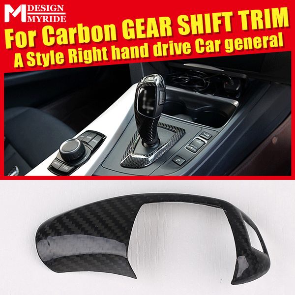

right hand drive carbon car genneral gear shift knob cover decorations a-style for f06 f12 f13 640i 640igc 640ixd 650i 650xd