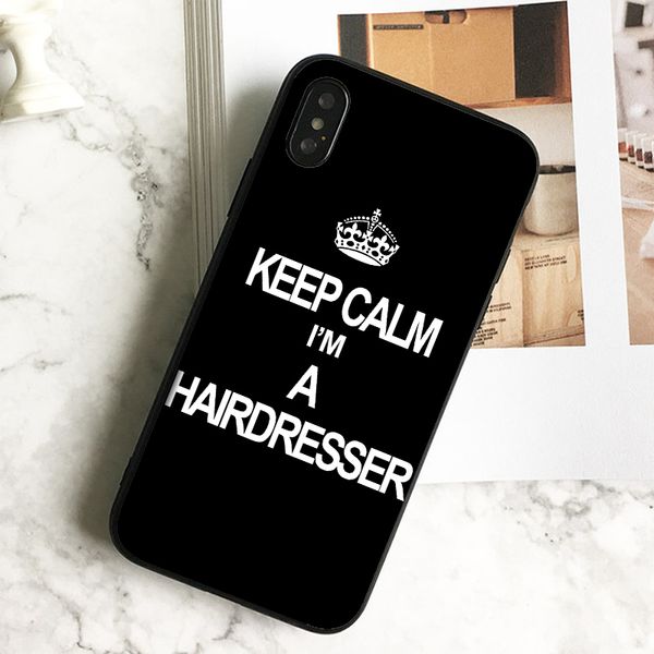 

coque luxury hairdresser quotes чехол для телефона iphone 11 pro xs max xr 8 7 6s plus 5 se case мягкий черный силиконовый чехол tpu