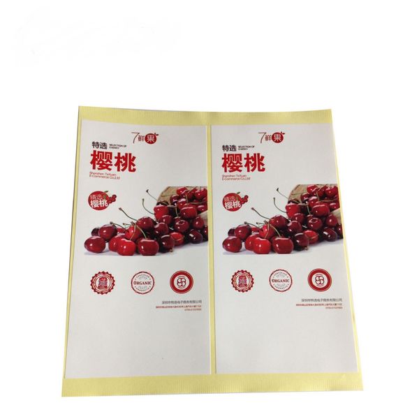 

direct manufacture customized waterproof plastic cup sticker with and price