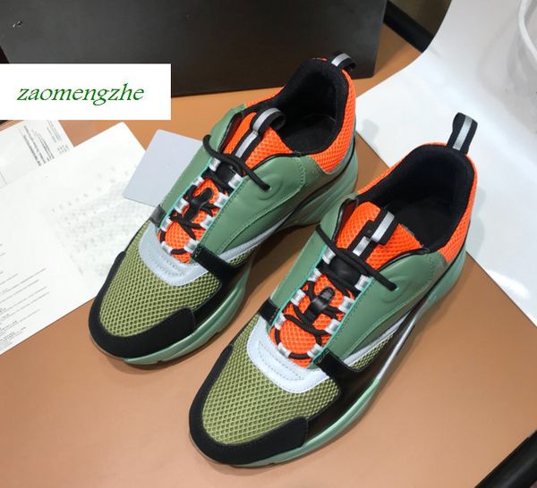 

b22 sneaker nens designer shoes vintage sneakers canvas and calfskin trainers luxury low casual shoes 20color big size 36-45 n43, Black