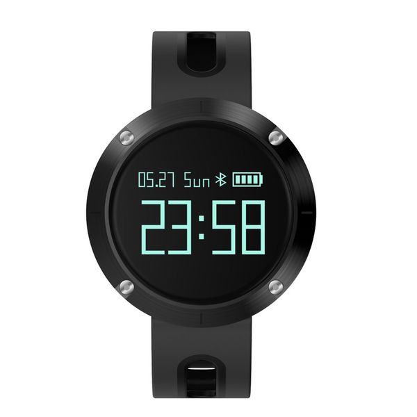 

dm58 smart bracelet coeur de la sport smart bracelet sleep monitor pedometer, Slivery;brown