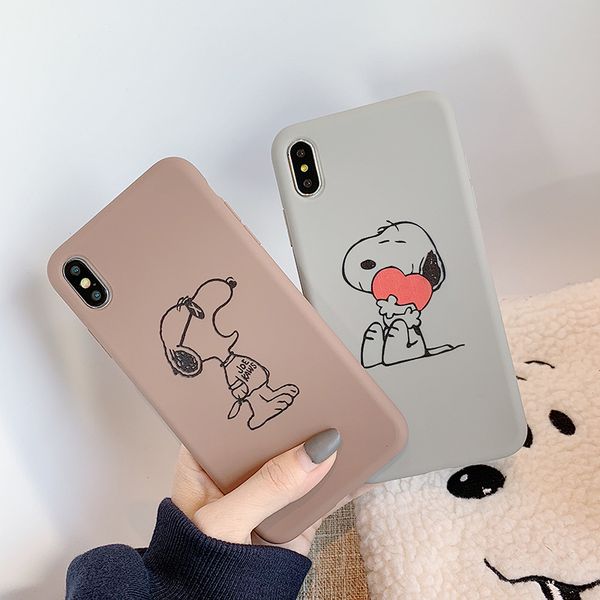 

cartoon phone case iphone 11 pro 11 xsmax xr xs / x 7p / 8p 6 / 6sp with animal pattern ins popular mobile phone case wholesale