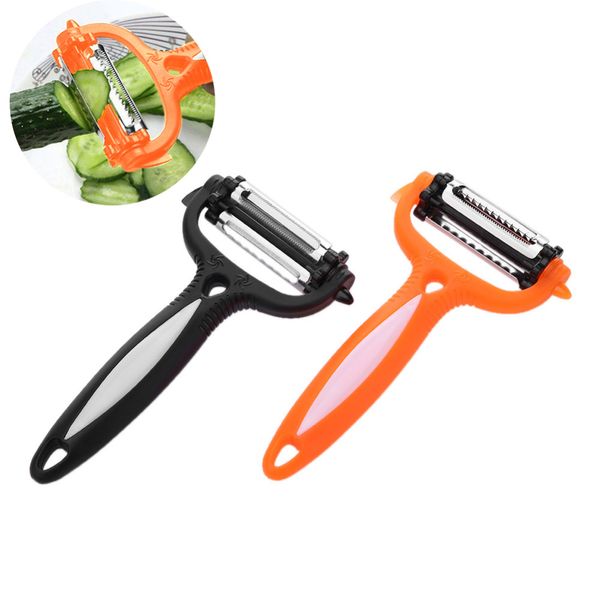 

multifunctional 360 degree rotary kitchen tool vegetable fruit potato carrot peeler grater turnip cutter slicer melon gadget