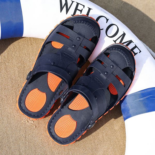 

original garden flip flops band quick drying water shoes men jelly sport summer beach hollow eva slipper outdoor sandals shoes