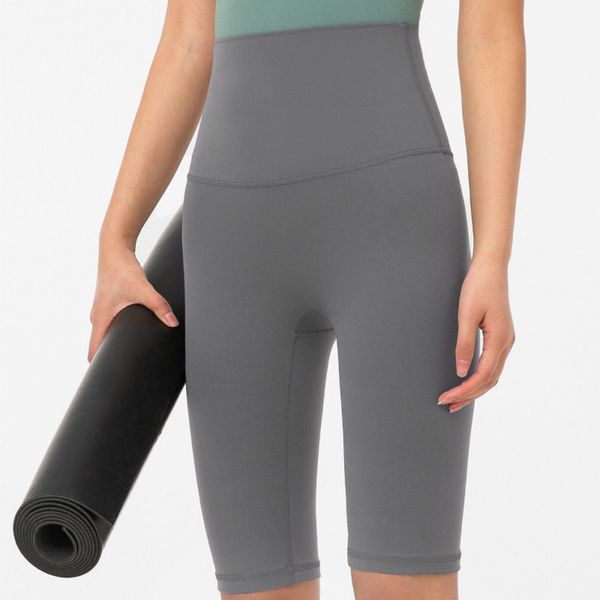 

woman running sports high stretch five-point tights ins skin-friendly nude high waist slimming yoga pants leggings sport fitness, White;red