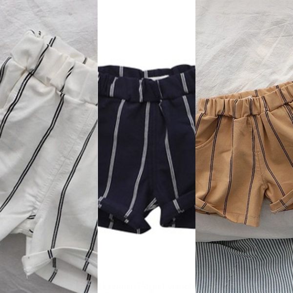 

su93l 2020 shorts casual children's beach shorts and trousers beach pants for boys and girls children's clothing vertical stripe p, Blue