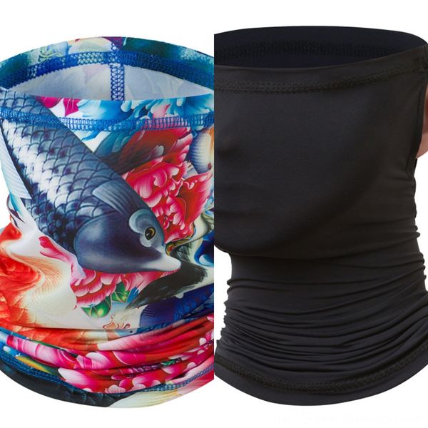 

thlxv masks scarf shawl sunshade designer printed face mask masks uv neck sun protection mask outdoor riding mask protective scarf anti, Black