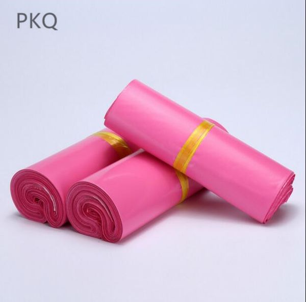 

50x60cm rose red plastic envelope self seal adhesive courier storage bag large padded envelopes shipping mailing bags 100pcs