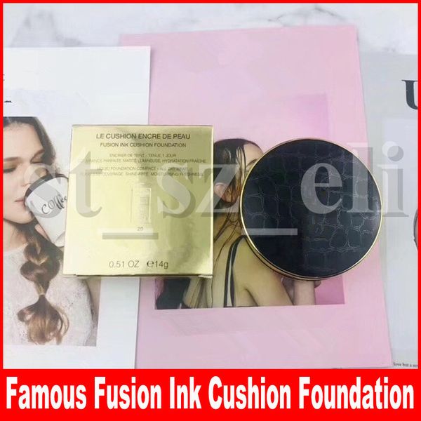

Знаменитые 2 цвета для лица Le Cushion Encre De Peau Коллекционер Fusion Ink Cushion Foundation Корректор
