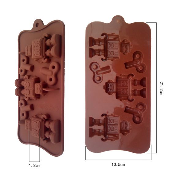 Alta qualidade linda coelho fruta-kep em forma de molde de chocolate molde de silicone prático ferramentas de bolo de proteção ambiental