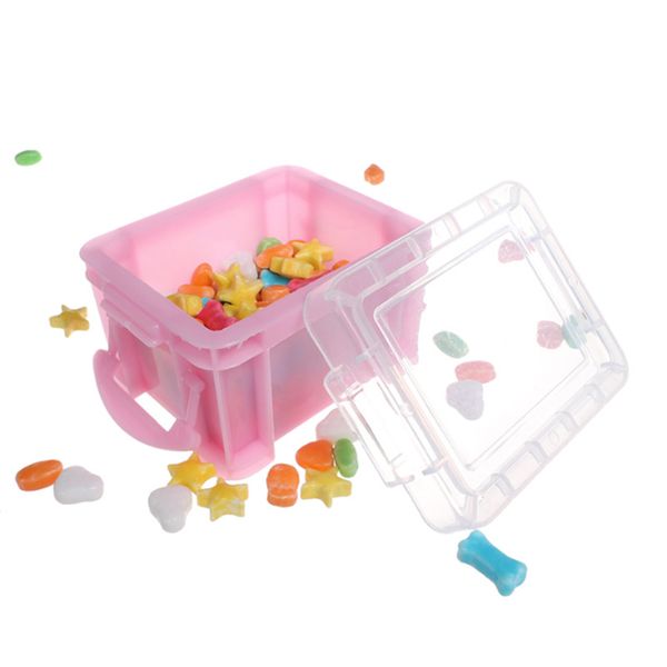 

creative square plastic candy box pink snack pack wedding gift box birthday party decor baby shower wedding gifts for guests.8z