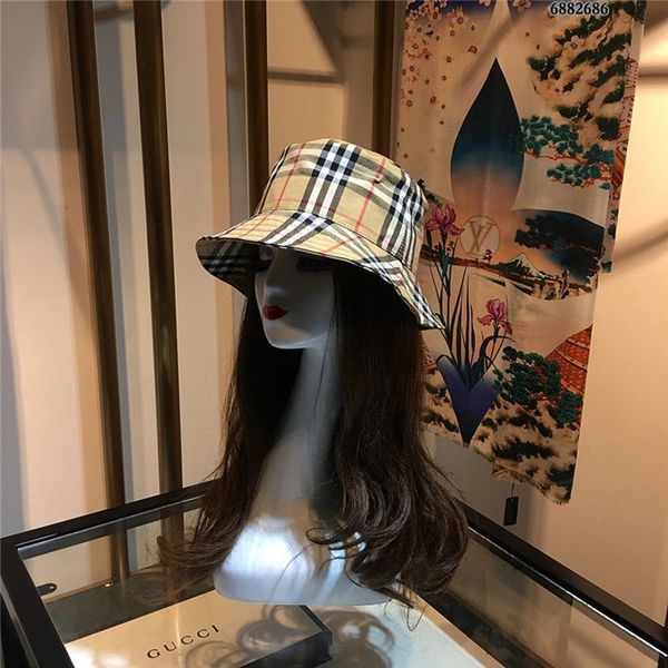 

бренды дизайнерская роскошь burberry ведро шляпы мужчины открытый солнцезащитный козырек поло охота рыбалка cap Мужские спортивные хип-хоп gorras Fisherman cap