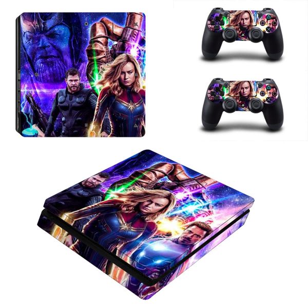 

avengers endgame iron man ps4 slim skin sticker vinyl for playstation 4 console and controllers ps4 slim skin stickers decal