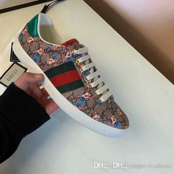 

stylish luxury casual coach sneakers fashion comfortable printed real leather outdoor shoes size 38-45, Black