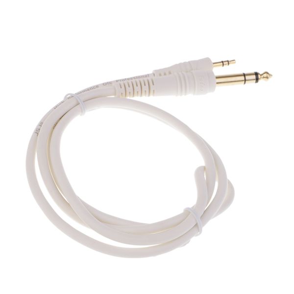 

3.5mm 1/8" male to 6.35mm 1/4" male stereo jack audio cable