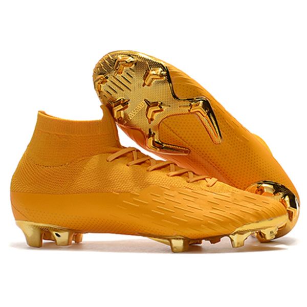 

2019 Оригинал Криштиану Роналду мужские футбольные бутсы Mercurial Superfly VI 360 Elite Neymar FG футбольные бутсы высокие ботинки футбола лодыжки